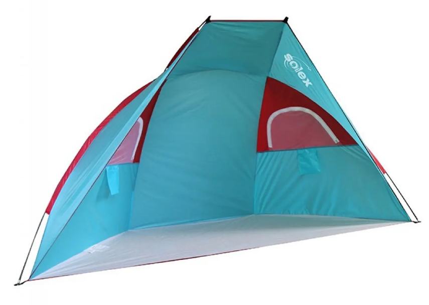 Палатка паруса пляжная BEACH CABANA 82088 3-местная Solex с защитой от солнца и ветра 270x120x135 см (2021103190)