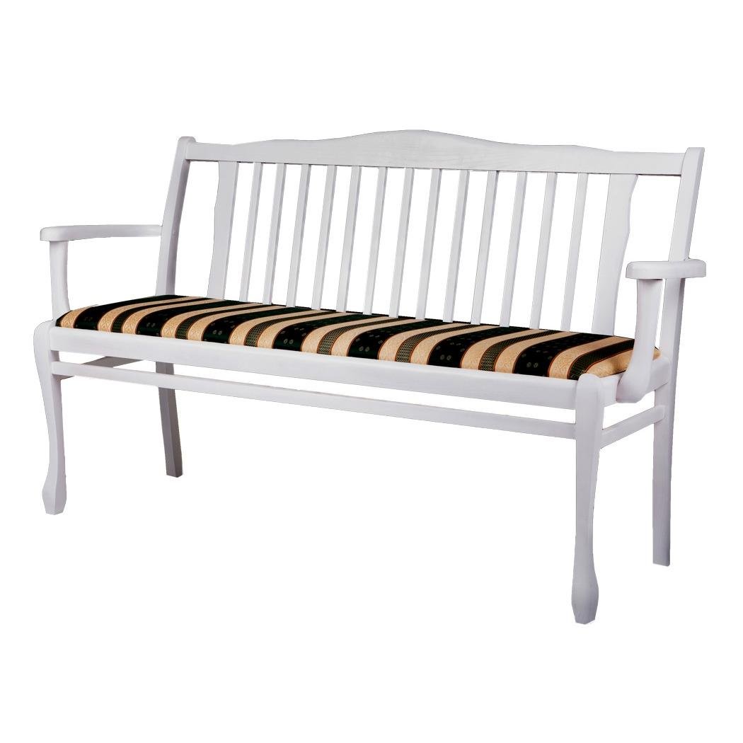 Банкетка со спинкой Мікс Меблі Версаль натуральное дерево/Ткань Jakard Poliester 1901/5 Белый/Зеленый с бежевым Банкетка со спинкой Мікс Меблі Версаль натуральное дерево/Ткань Jakard Poliester 1901/5 Белый/Зеленый с бежевым