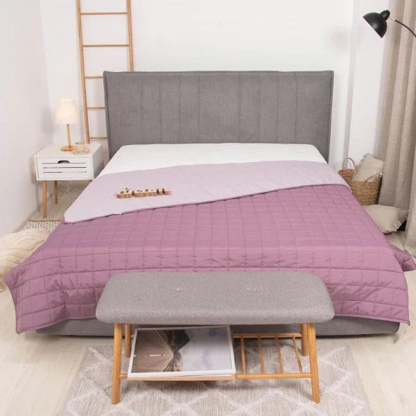 Покрывало стеганое Viluta Дуэт 140x210 см Пудровая роза (1853)