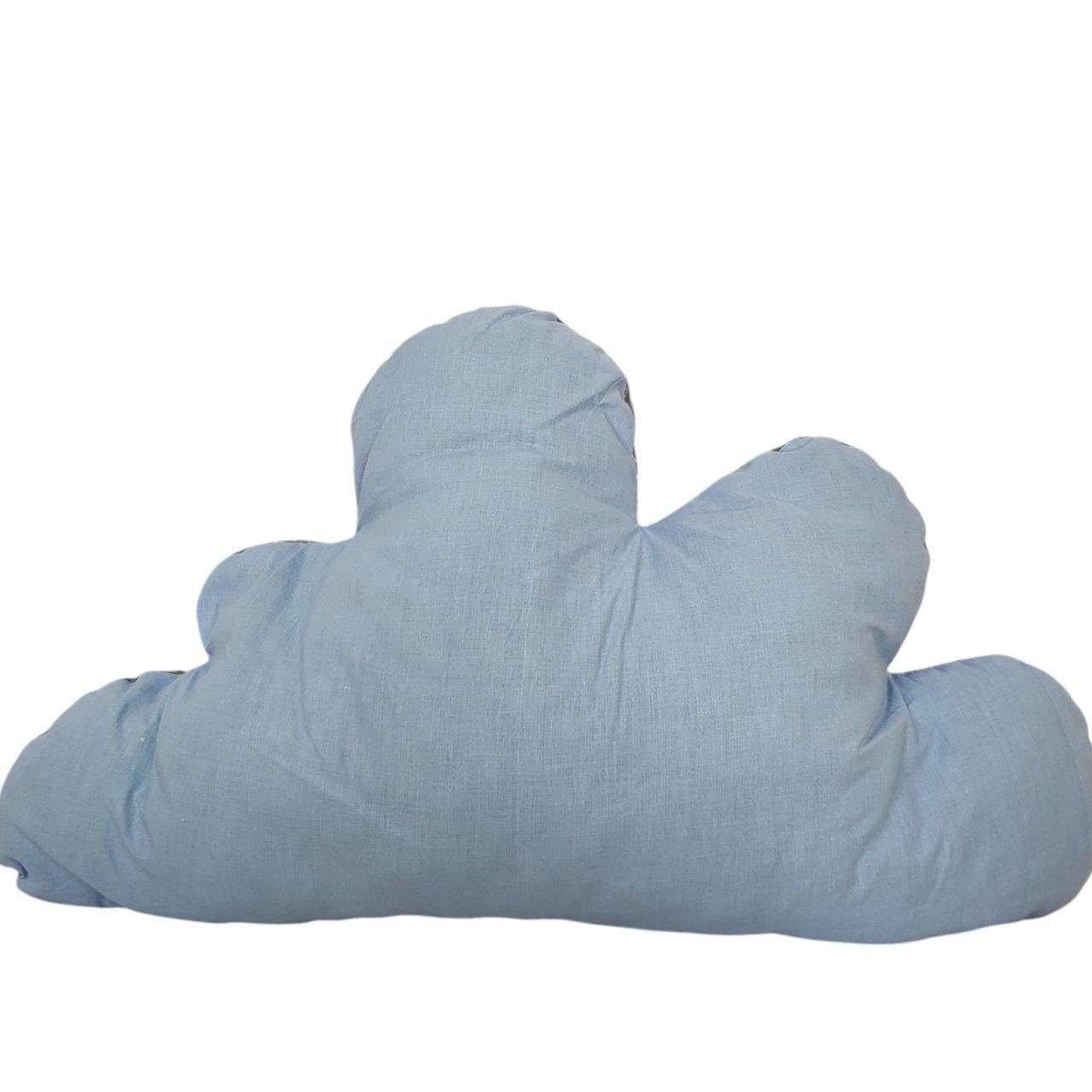 Подушка декоративная Облако с котиками 60х36 см Серый (1438) - фото 2 Подушка декоративная Облако с котиками 60х36 см Серый (1438) - фото 2