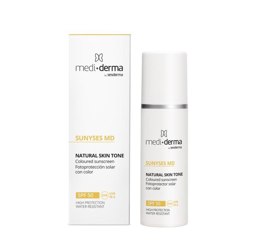Крем солнцезащитный тональный SesDerma Medi+Derma Facial Cream SPF50 Photoprotection with color 30 мл (1850060766)