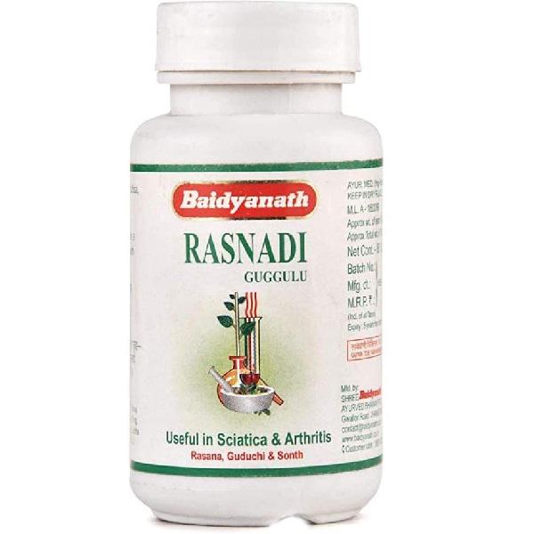 Засіб протизапальний Baidyanath Rasnadi Guggulu 80 таб. (000020244)