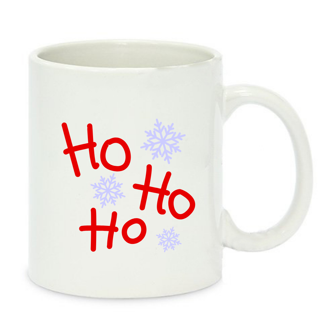 Чашка с принтом Ho Ho Ho 330 мл Белый (001232)