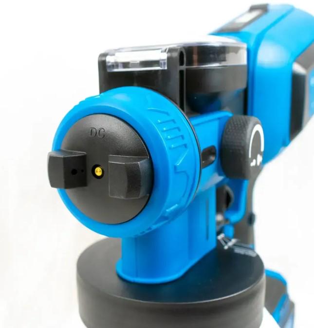 Фарборозпилювач KRAISSMANN 503 ASP 20 MP 1,8/2,5/3,0 мм латунні сопла LED-підсвічування 1 АКБ-4Аг, та ЗП - фото 3 Фарборозпилювач KRAISSMANN 503 ASP 20 MP 1,8/2,5/3,0 мм латунні сопла LED-підсвічування 1 АКБ-4Аг, та ЗП - фото 3