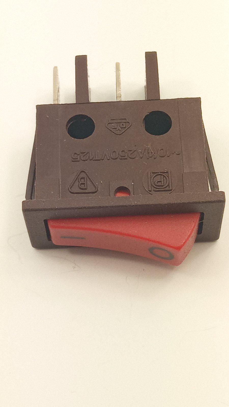 Вимикач RS-101R-W11 OFF-ON W1.1 6A 250V (13722)