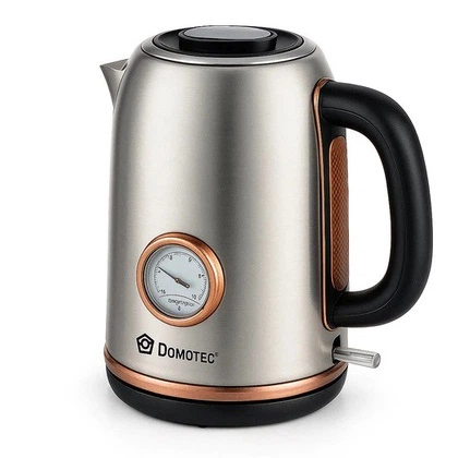 Чайник электрический Domotec MS-7849 с защитой от перегрева Серый (GR-05501)