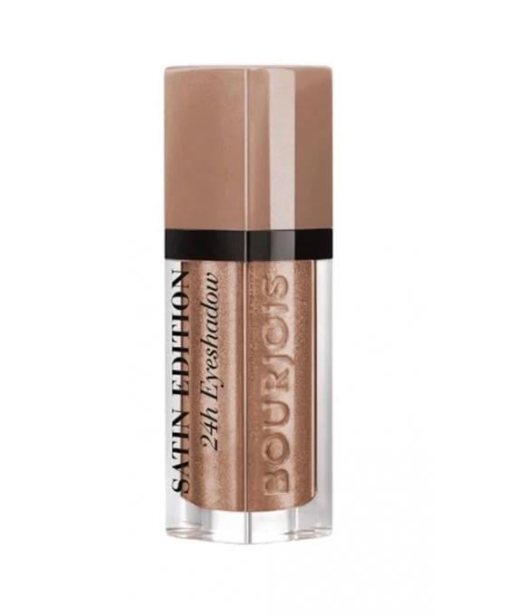 Тени для век жидкие BOURJOIS 24h Eyeshadow Satin Edition 8 мл №04 Abracada Brown (380078)