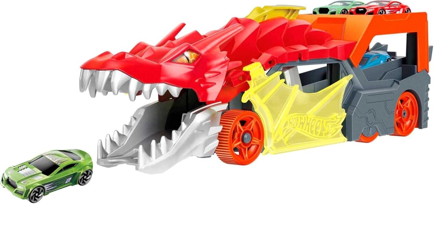 Игровой набор Hot Wheels Dragon Transporter