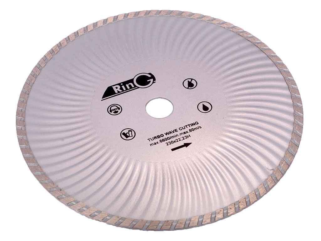 Диск алмазний RinG 230х22,2 мм 2,8 мм турбохвиля (228319)