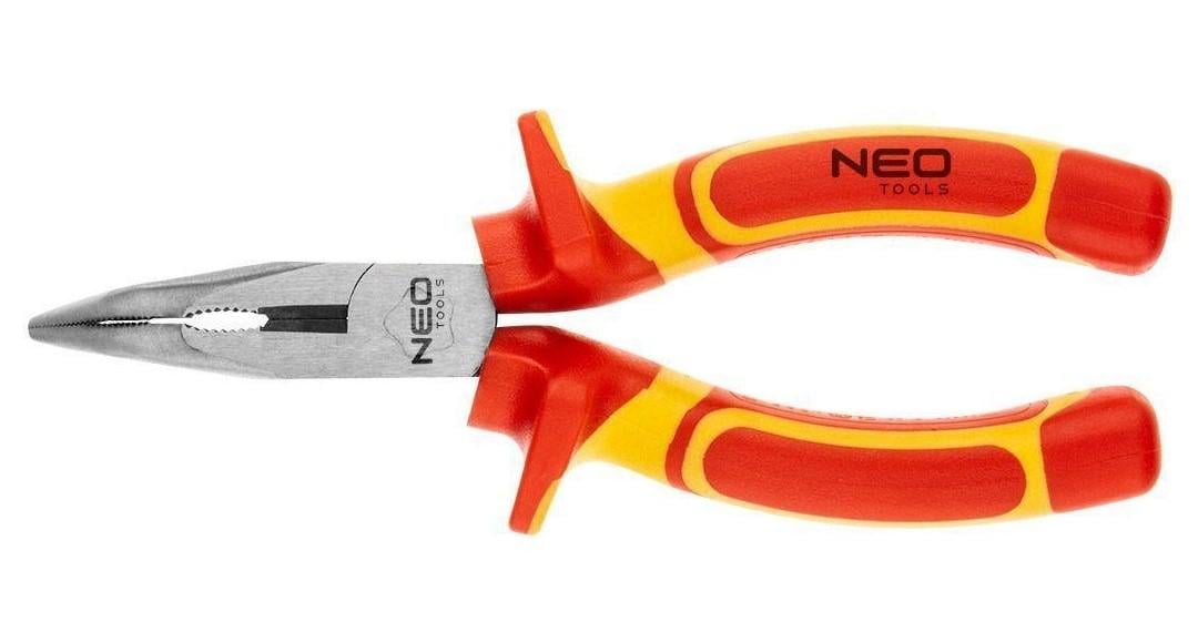 Плоскогубцы изогнутые Neo Tools 160 мм Красный (01-227)