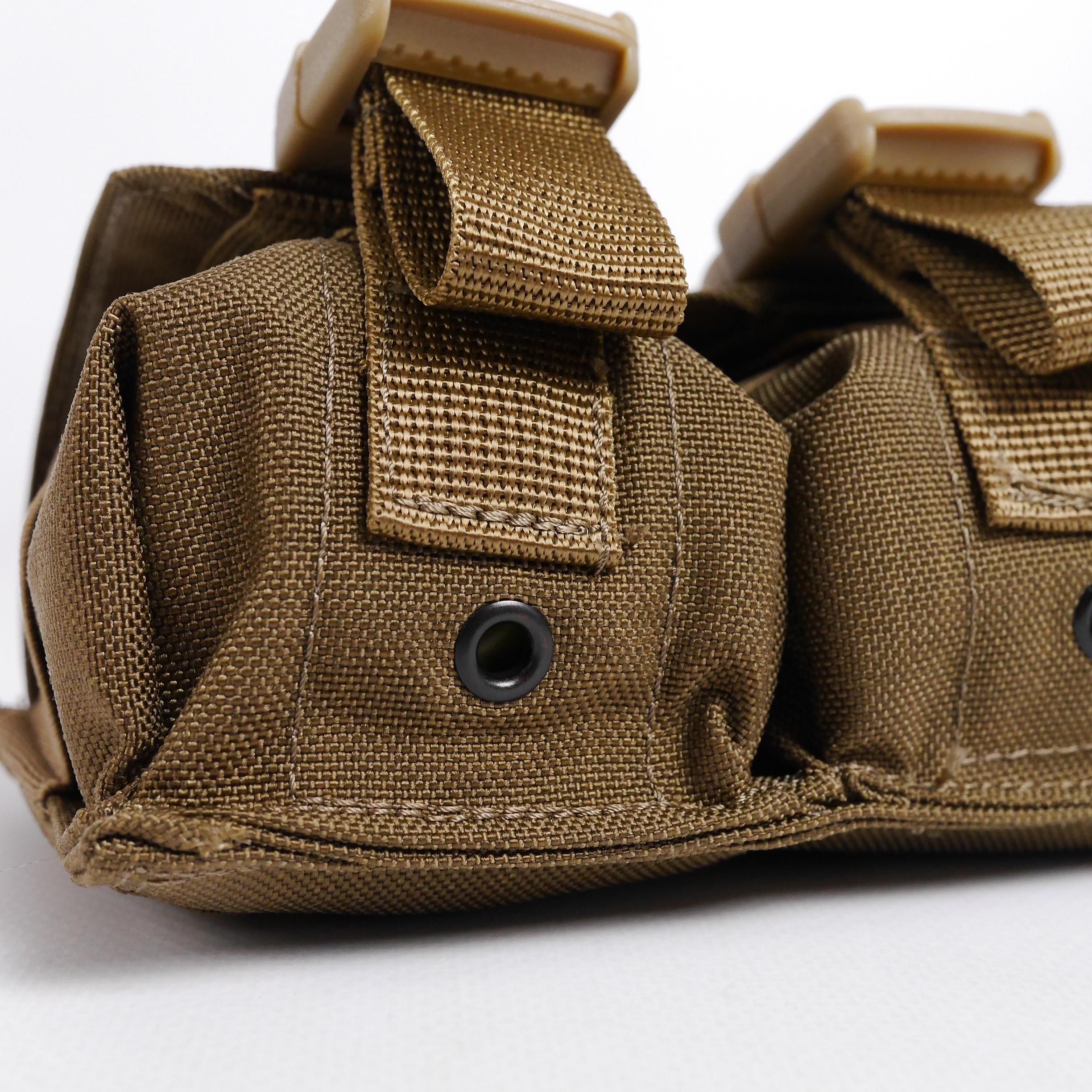 Подсумок под 2 гранаты KIBORG GU Double Mag Pouch Coyote - фото 10 Подсумок под 2 гранаты KIBORG GU Double Mag Pouch Coyote - фото 10