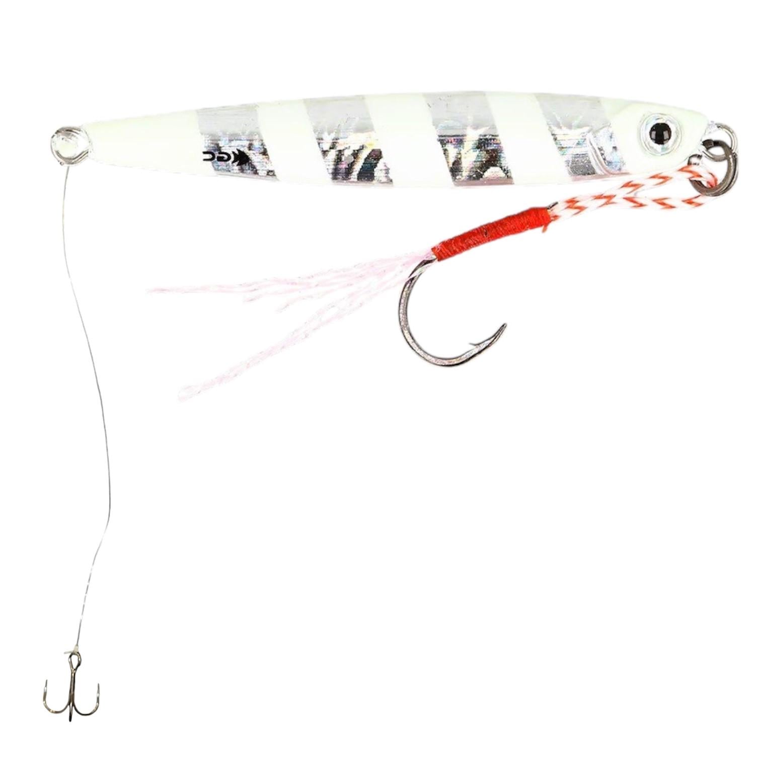 Пилькер Golden Catch Dasher 206 Glow с поводком и тройником для ловли саргана/ставриды/луфаря/жереха/судака 7 г (125647858)