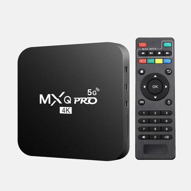 Смарт-ТВ приставка Android TV Box MXQ 4K Pro 5G 4/64 ГБ Wi-Fi 4K с пультом