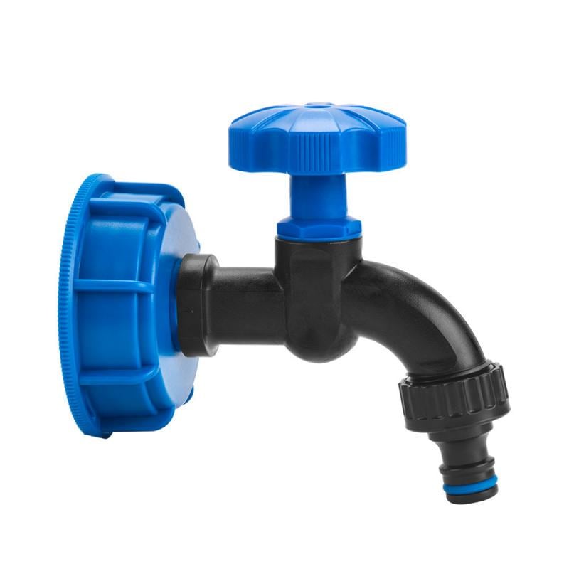 Набор IBC РО S60x6 кран/нейлон РЗ 1/2" на шланг 5/8" 1/2" и ниппель (IBCS60-WL-K112)