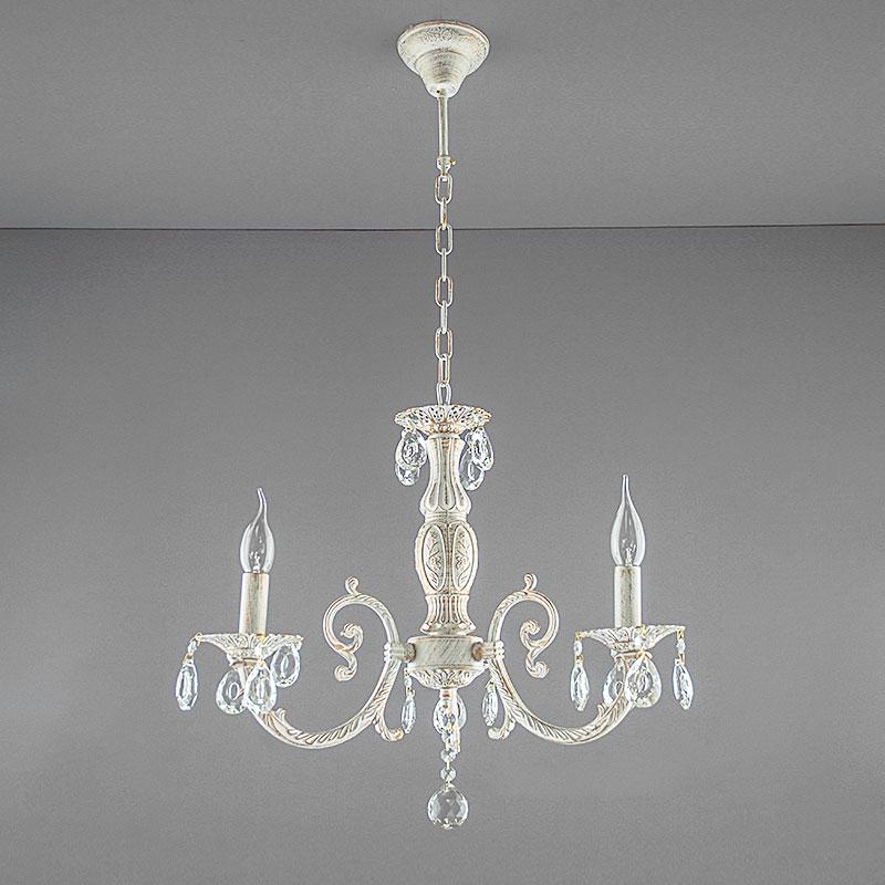 Люстра підвісна Light House SH-12694/3G WG Свічки на три лампи Білий