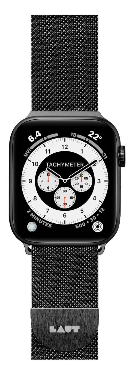 Металический ремешок Laut Steel Loop for Watch 41/40/38, Black (LAUT_AWS_ST_BK)