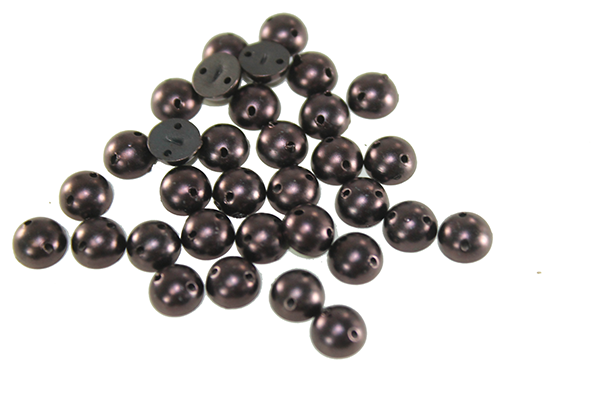 Полубусины пришивные 100 г 10 мм Фиолетовый