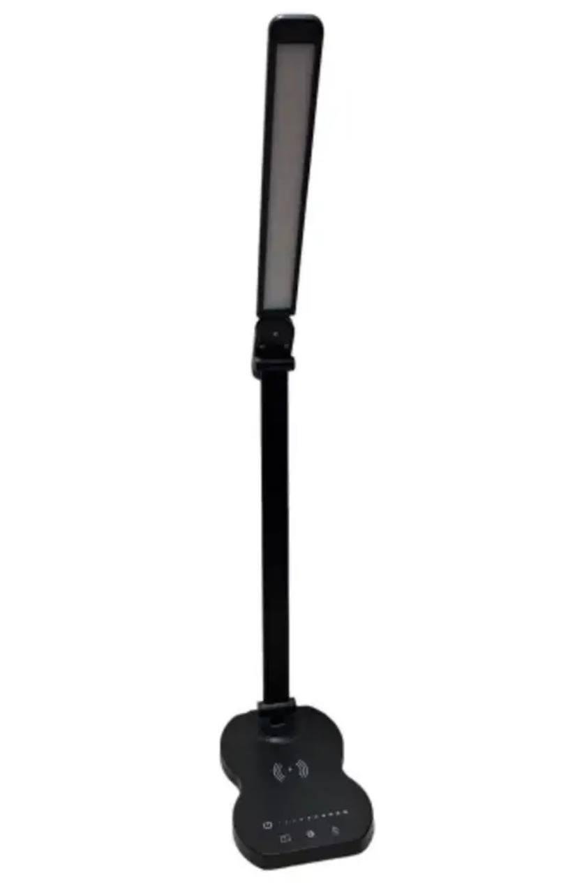 Настольная лампа LED с беспроводной зарядкой и таймером Черный (33ca46f2) - фото 5 Настольная лампа LED с беспроводной зарядкой и таймером Черный (33ca46f2) - фото 5