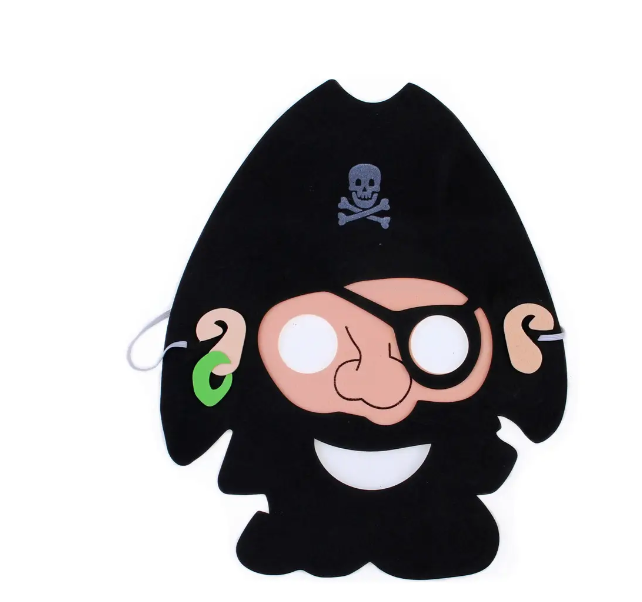 Маска для мальчика Пират One size Черный (3204/8)