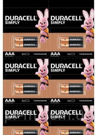 Батарейка Duracell AAA LR03 мініпальчик (1080)