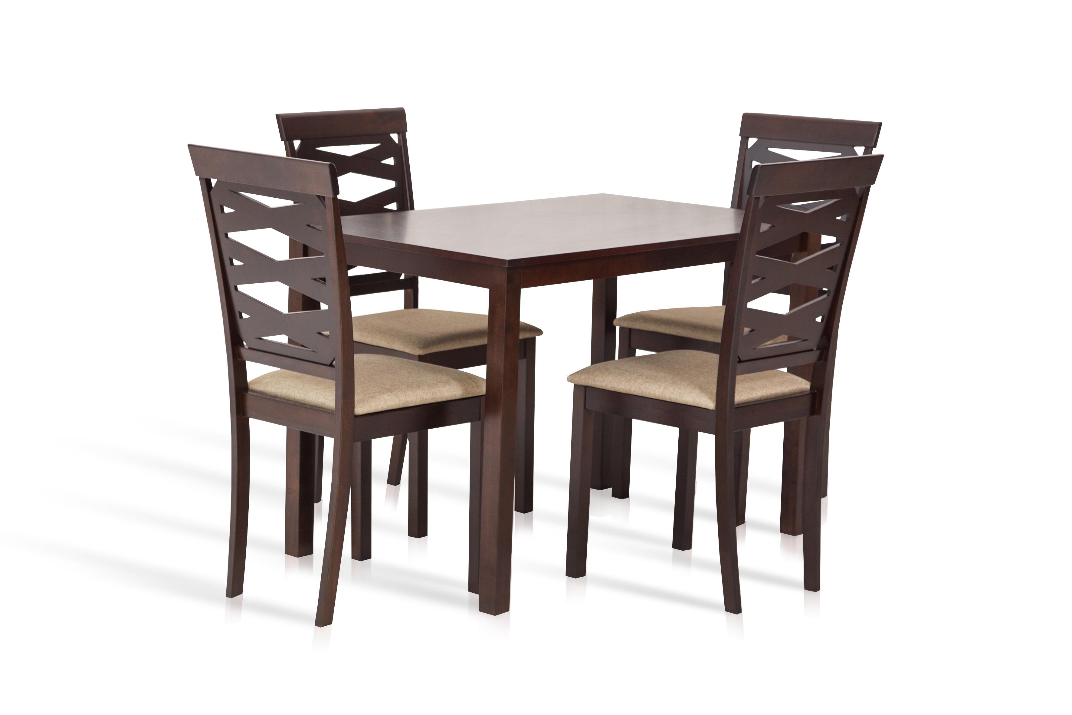 Комплект стол и стулья Бруклин 5 пр. Темный орех (30000003) - фото 3 Комплект стол и стулья Бруклин 5 пр. Темный орех (30000003) - фото 3