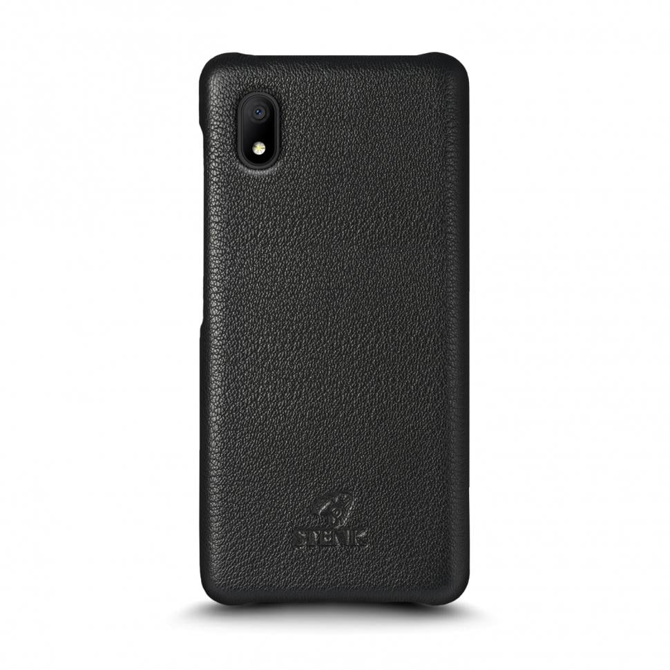 Кожаная накладка Stenk Cover для Alcatel APPRISE Черный (67870)