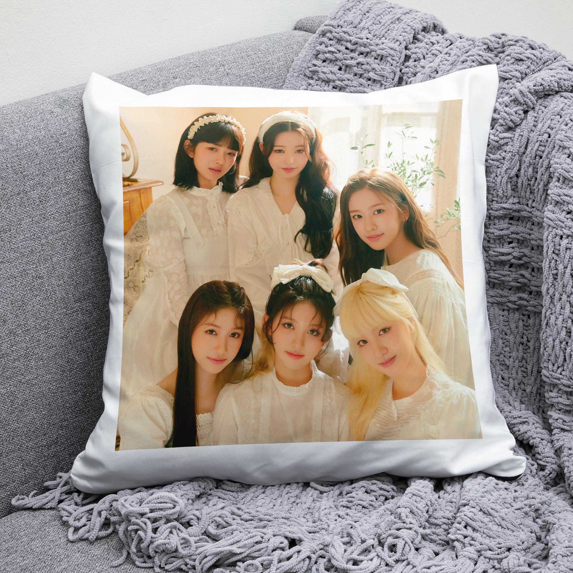 Плюшева подушка квадрат із принтом K-Pop Ive