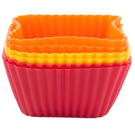 Форма для выпечки Krauff Dainty 6,5 см 6 шт. Желтый/Красный (17105)