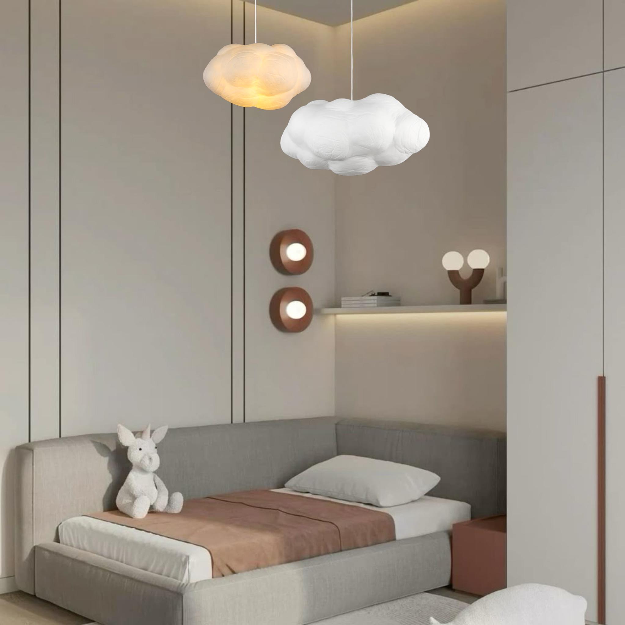 Люстра-подвес Облако из ткани на 1 лампу 40 см (805-8001-1) - фото 3 Люстра-подвес Облако из ткани на 1 лампу 40 см (805-8001-1) - фото 3