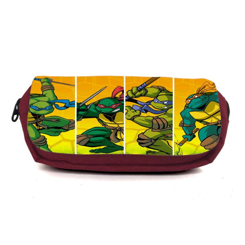 Пенал школьный Ракушки Ниндзя Ninja Turtles TMNT-0016 Бордовый (1529788983)