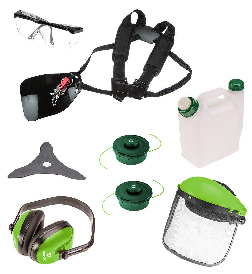 Триммер садовый бензиновый Verto 42,7 куб. см 1,2 л. с. леска 46 см чем 25,5 см 7,3 кг (50G491) - фото 7 Триммер садовый бензиновый Verto 42,7 куб. см 1,2 л. с. леска 46 см чем 25,5 см 7,3 кг (50G491) - фото 7