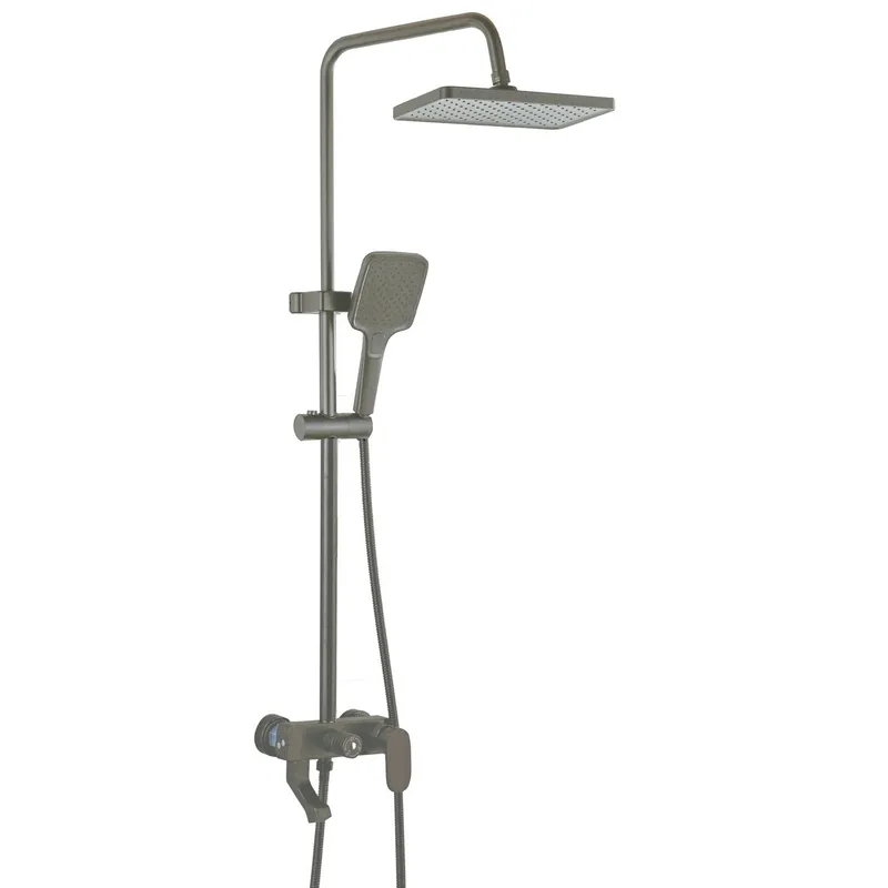 Душевая колонна со смесителем из алюминия Armata BCG-009-J Graphite 3 режима (CH6561)