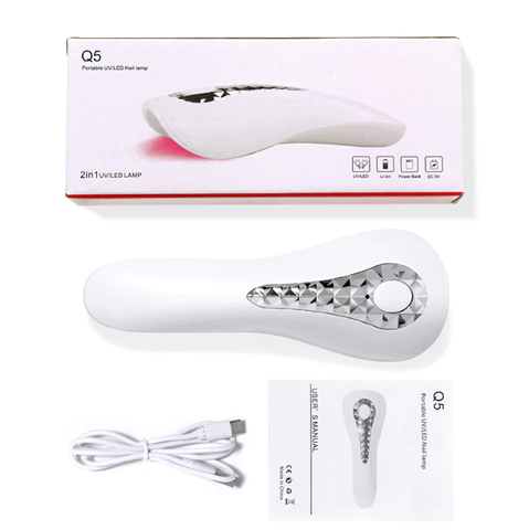 Лампа мини UV/LED YC01 на аккумуляторе с USB шнуром 18 Вт