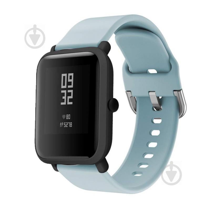 Ремешок BeWatch New силиконовый 20 мм для Xiaomi Amazfit BIP Мятный (1012397)