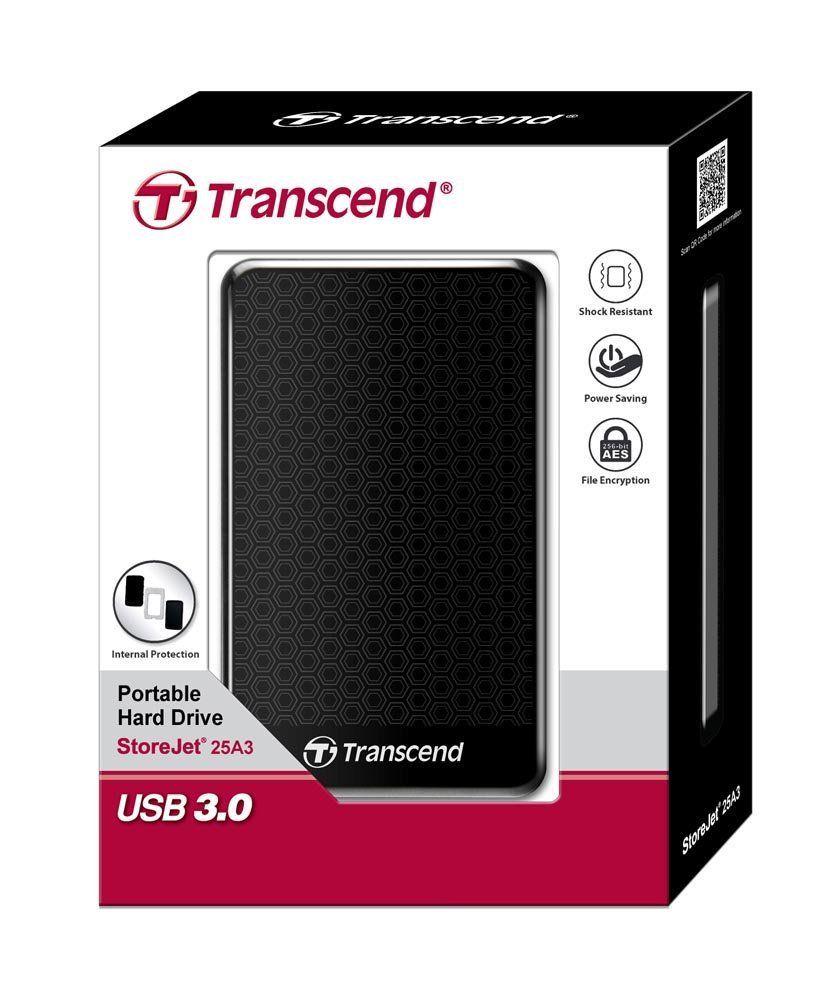 Внешний жесткий диск Transcend StoreJet 25A3 2TB (TS2TSJ25A3K) - фото 3