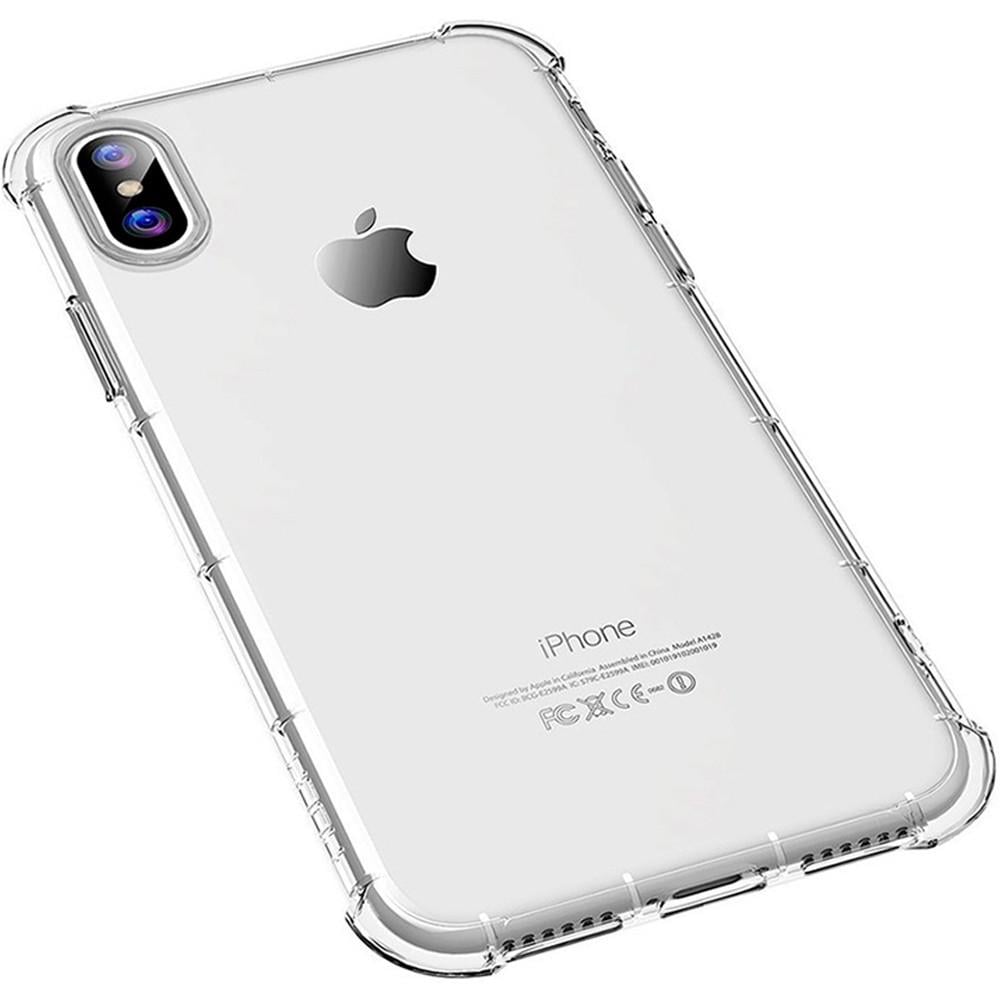 Прозрачный чехол накладка Rock Fence Pro Series Case for iPhone X, Transparent