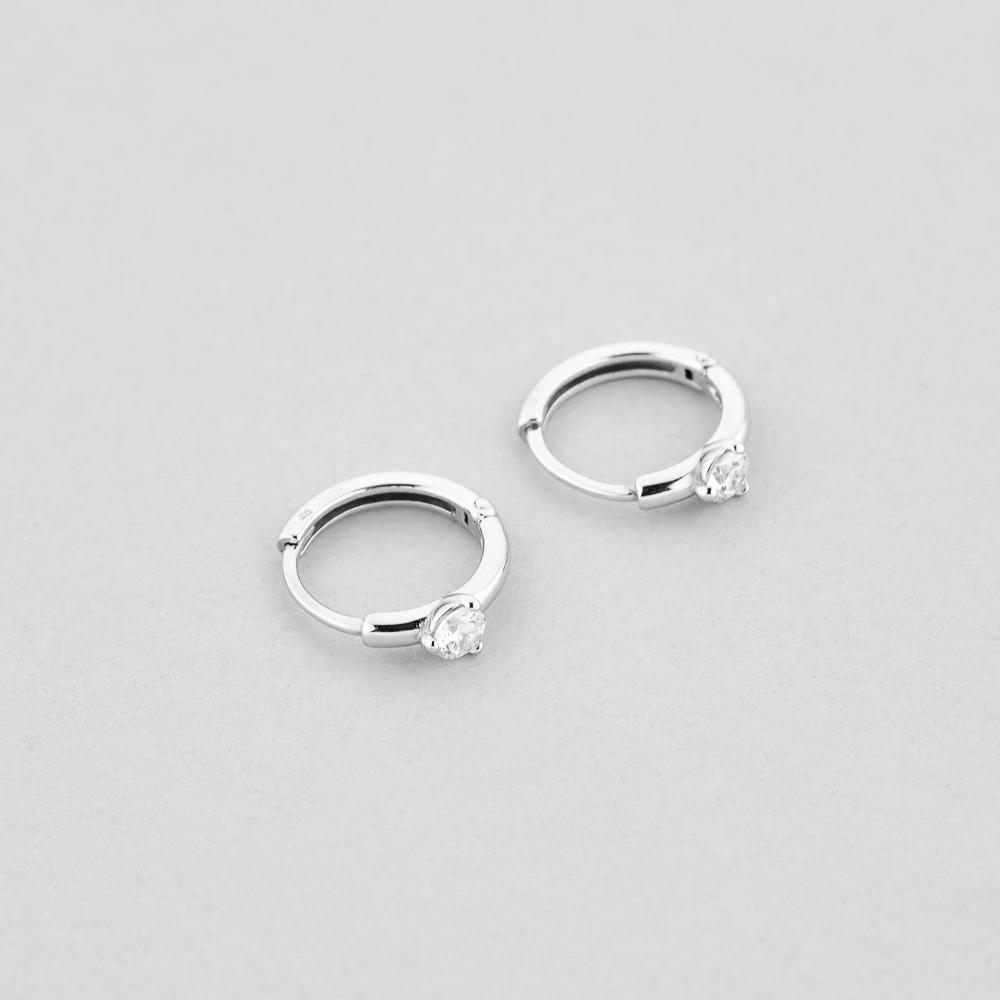 Серебряные серьги Minimal Оливия (9435)