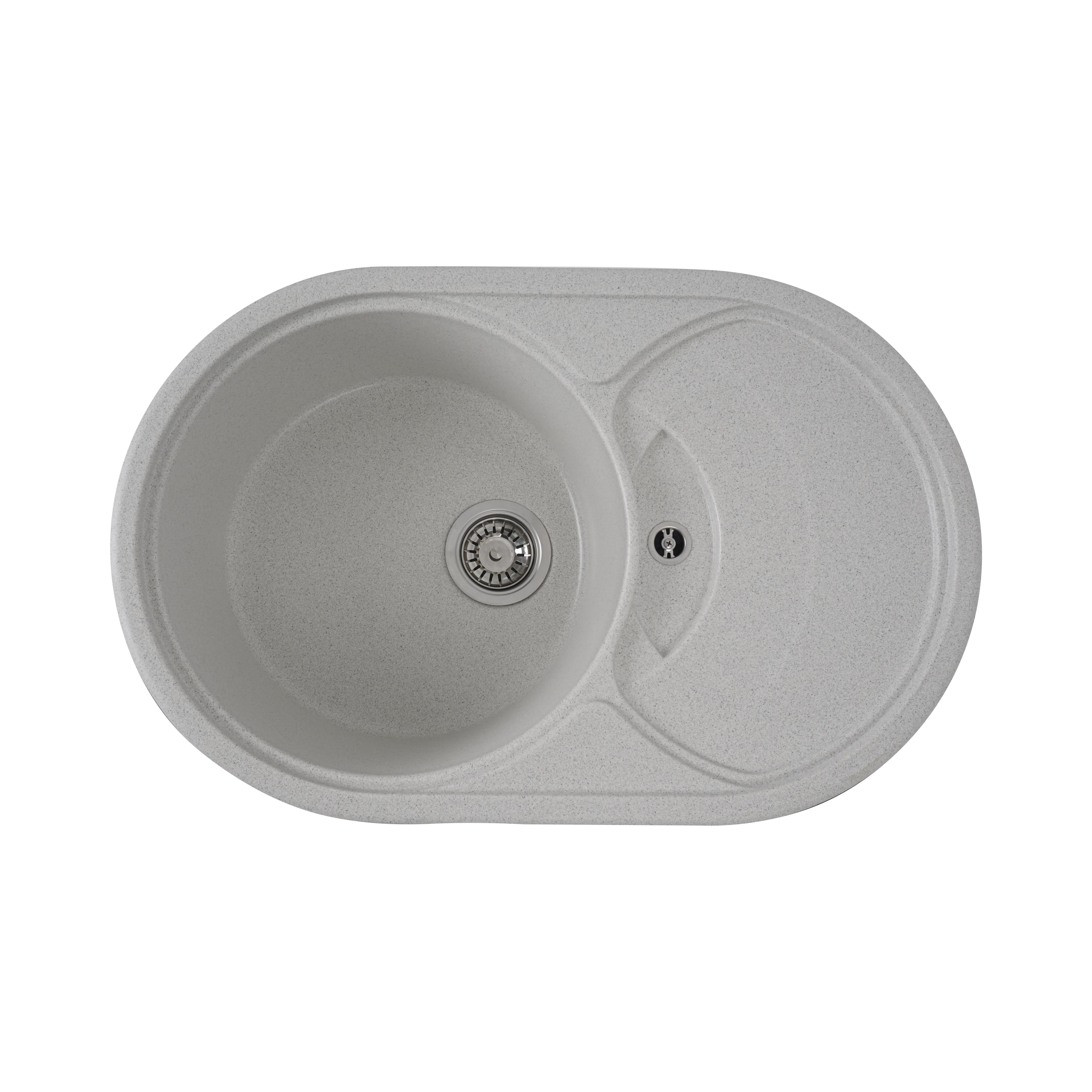 Мойка кухонная Platinum GAZZO 7750 глянец Белый (000024887)