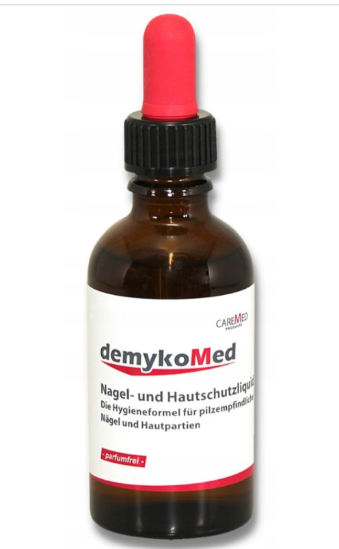 Жидкость для защиты чувствительной к микозам кожи и ногтей Demykomed 50 мл (0297) - фото 2 Жидкость для защиты чувствительной к микозам кожи и ногтей Demykomed 50 мл (0297) - фото 2