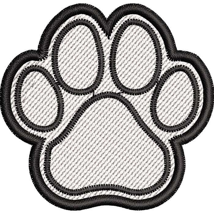 Нашивка патч шеврон лапка кошки собаки №2 5x5 см (30770458)