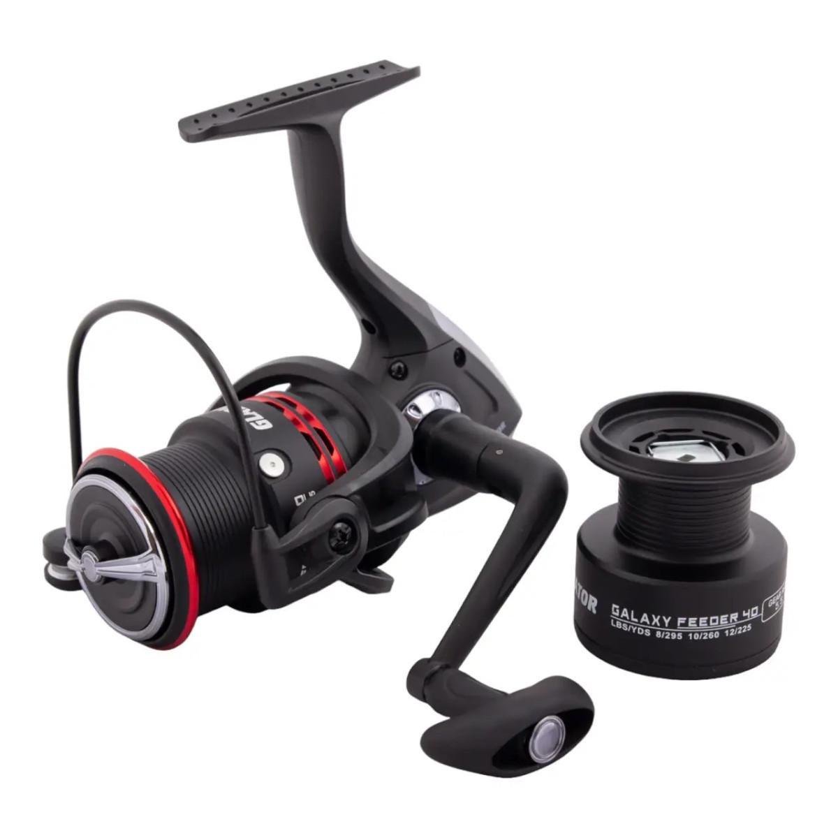 Рыболовная катушка безынерционная фидерная Gladiator GALAXY Feeder 4000 5+1 Black (GL6624)