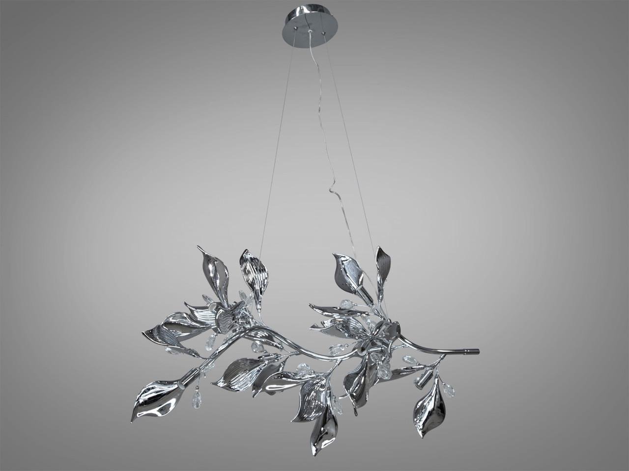 Люстра підвісна 7229-9PLHR-LS керамічна витягнутої форми на 9 ламп Хром (2511343139) Люстра підвісна 7229-9PLHR-LS керамічна витягнутої форми на 9 ламп Хром (2511343139)