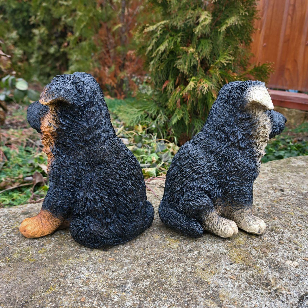 Комплект садовых фигур Щенки Овчарки 16х12х14 см (4252) - фото 2 Комплект садовых фигур Щенки Овчарки 16х12х14 см (4252) - фото 2