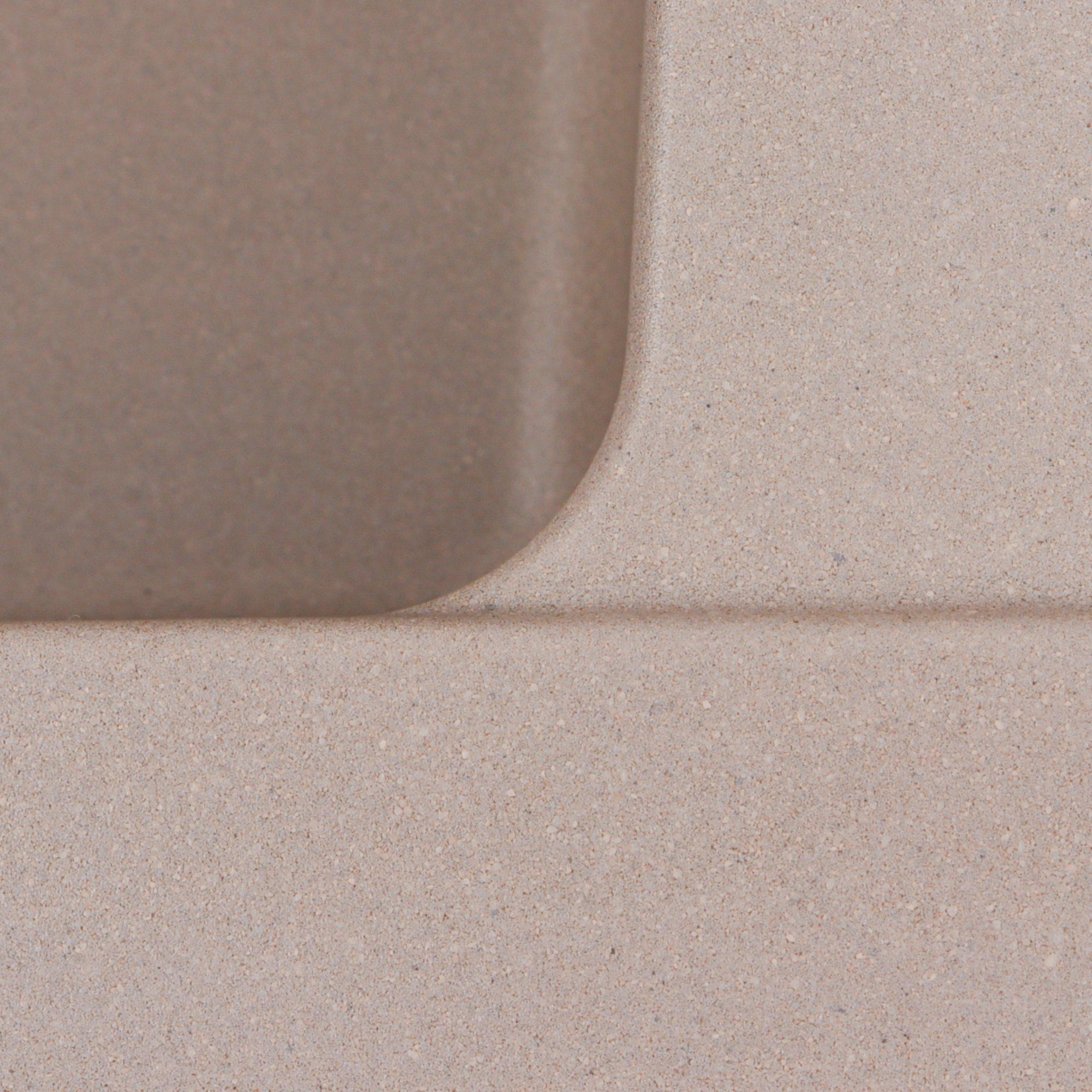 Мойка для кухни гранитная Platinum 7850 ROMA матовая Дюна - фото 7