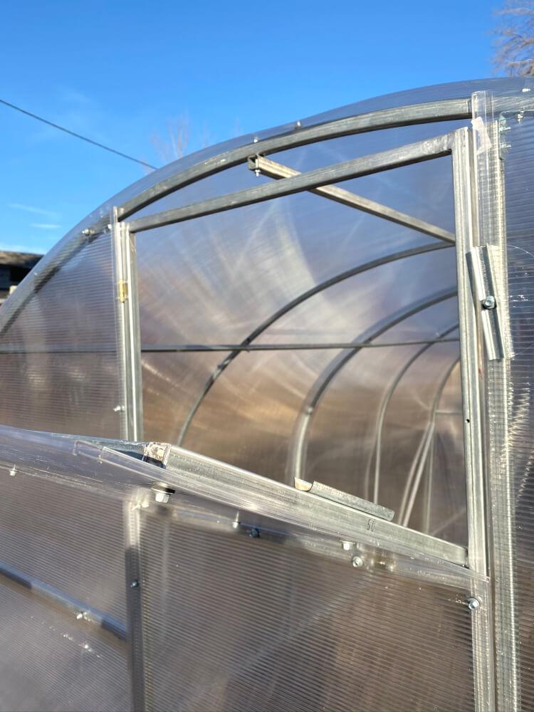 Теплиця Веган 3x4 із оцинкованої квадратної труби з полікарбонатом 4 мм - фото 11