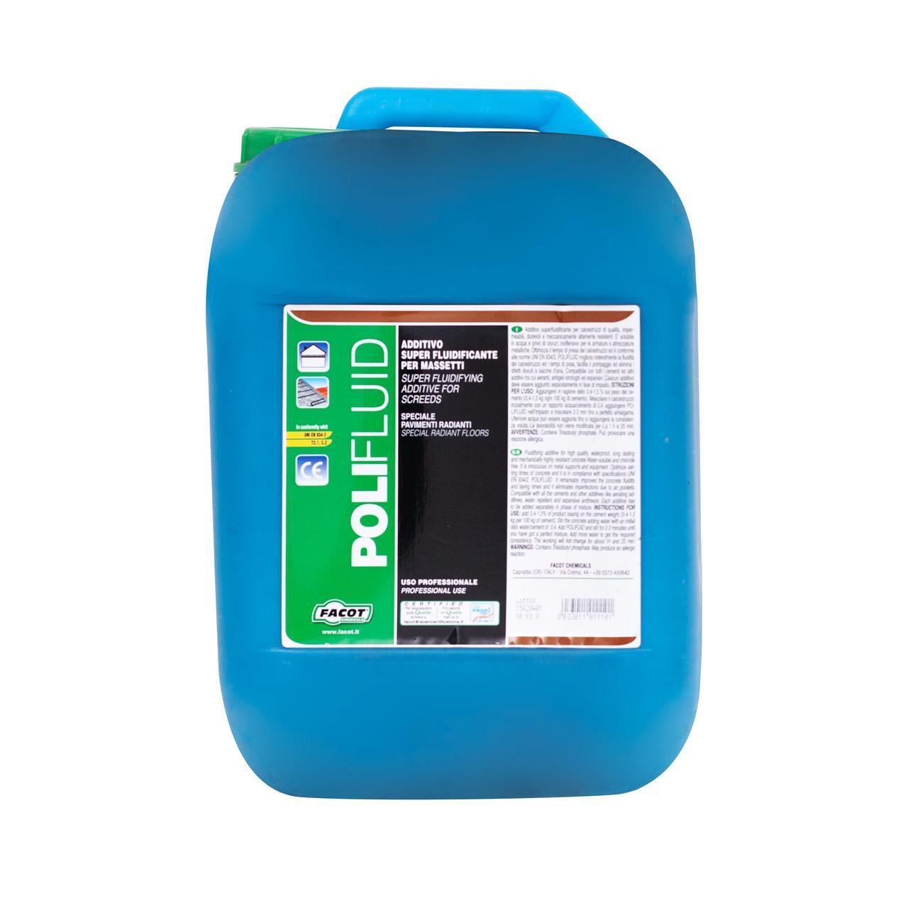 Пластификатор цемента POLIFLUID FACOT (POLIFLUK010)
