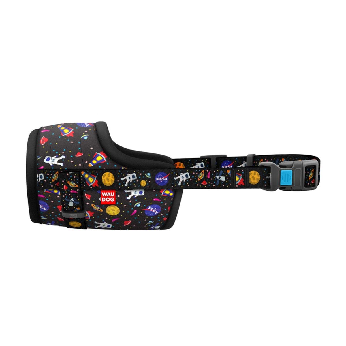 Намордник для собак Waudog Nylon NASA пластиковий фастекс №3/О 25-34 см (26032081)