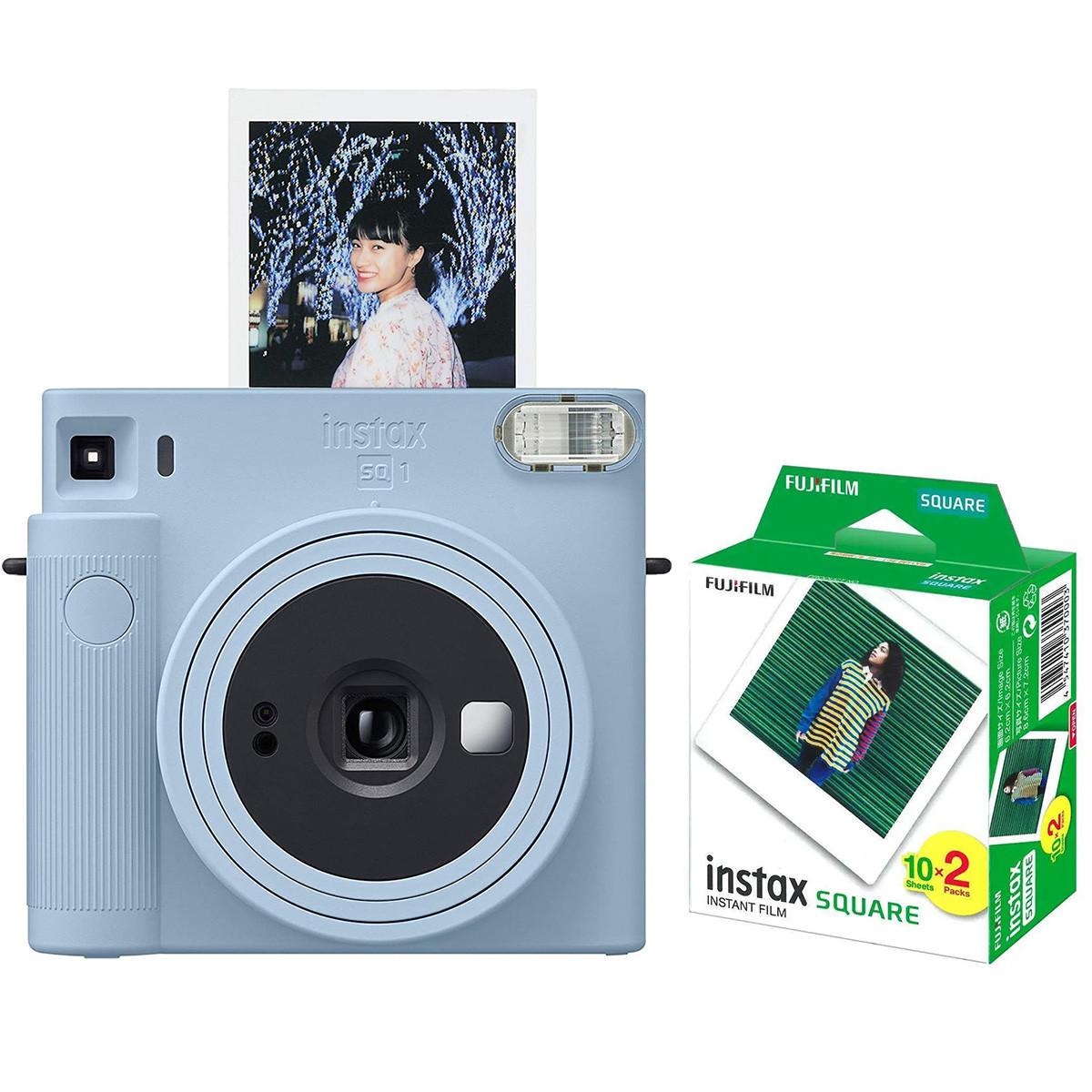 Фотоапарат Fujifilm Instax Square SQ1 та фотопапір на 20 аркушів Glacier Blue (2516978274) - фото 1 Фотоапарат Fujifilm Instax Square SQ1 та фотопапір на 20 аркушів Glacier Blue (2516978274) - фото 1