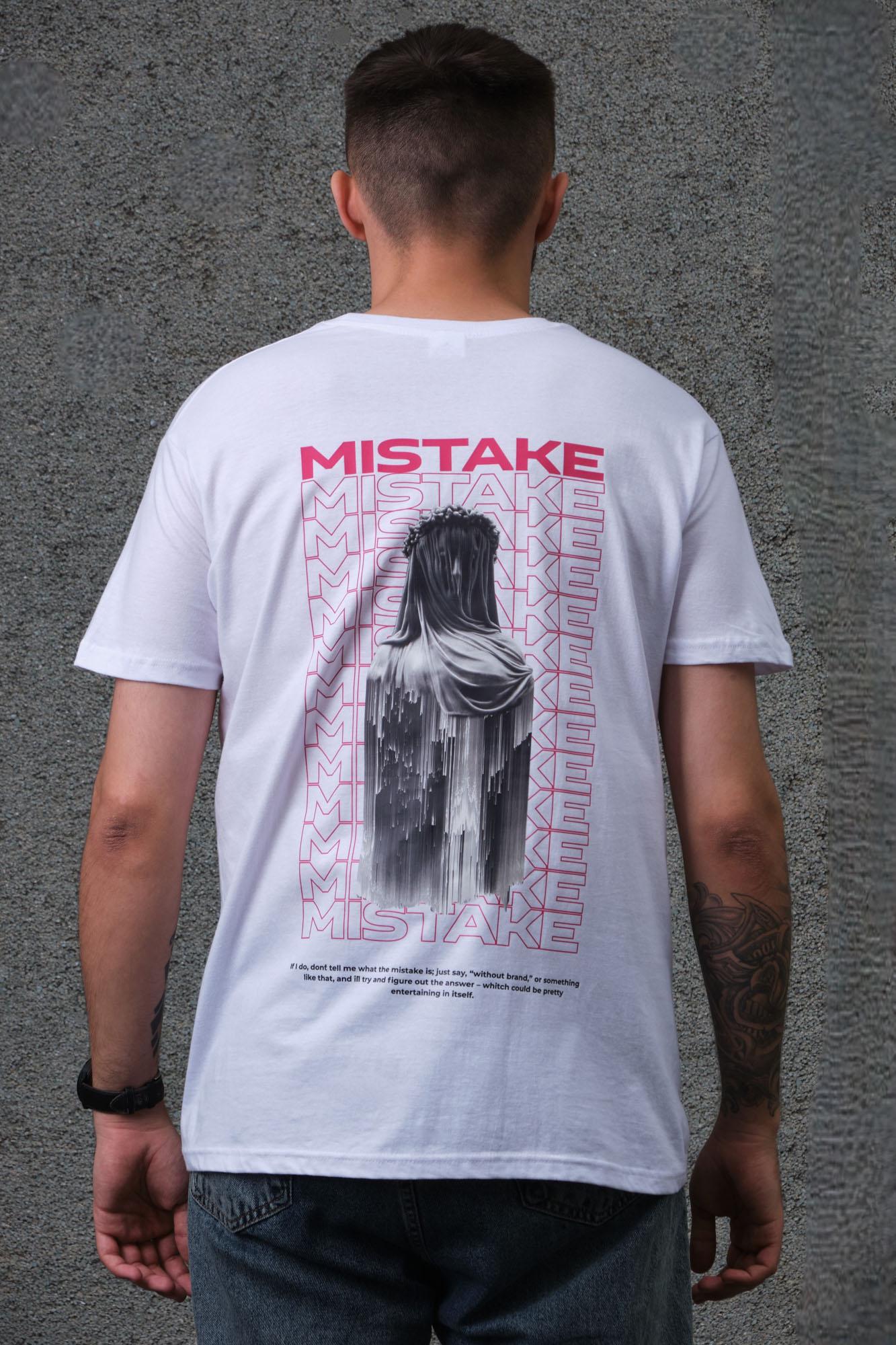 Футболка мужская оверсайз Without Mistake S/M White (S8049304) - фото 2