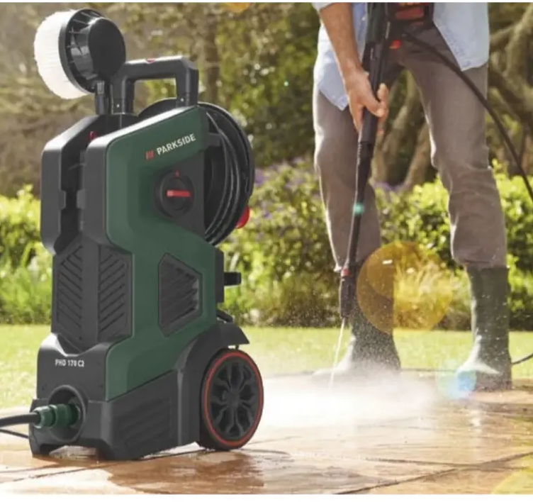 Мийка високого тиску PARKSIDE PHD 170 C2 115 бар 2400 Вт з мийною рідиною (Parkside PHD 170 C2) - фото 9 Мийка високого тиску PARKSIDE PHD 170 C2 115 бар 2400 Вт з мийною рідиною (Parkside PHD 170 C2) - фото 9